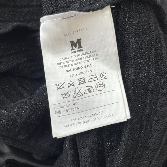 Missoni Knit Crochet Sleeveless Knit Fit Flare A Lined Knee Dress - Picture 9 of 12